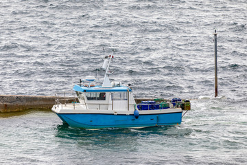 Fototapeta premium Boat on the Isle of Skye