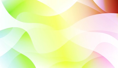 Wave Abstract Background. For Business Presentation Wallpaper, Flyer, Cover. Vector Illustration with Color Gradient.