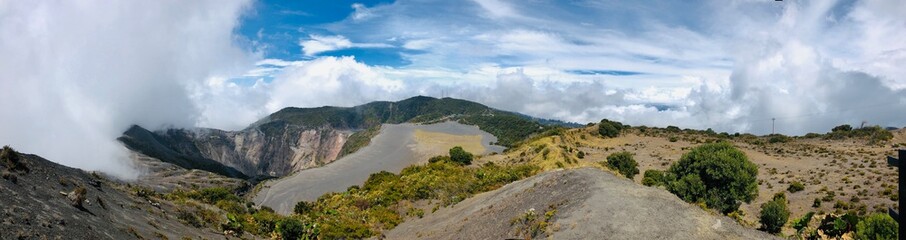 Volcano and beautiful mountains