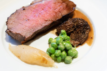 steak with mushrooms