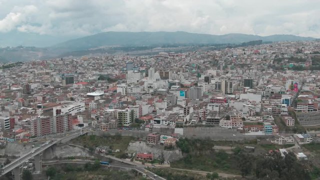 Aerial Shot of Ambato - Ecuador