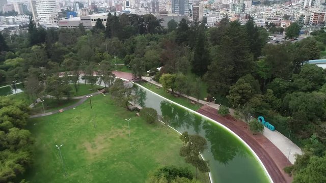Carolina Park, aerial shot of lake