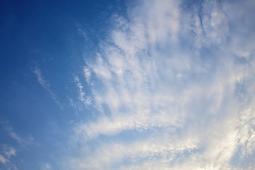 Blue Sky With White Clouds