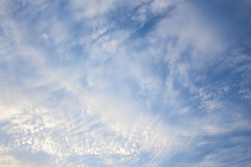 Blue Sky With White Clouds