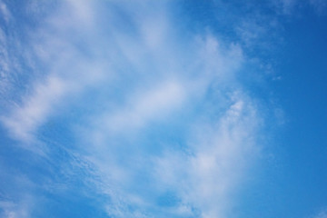 Blue Sky With White Clouds