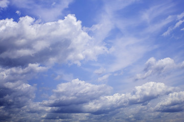 Blue Sky With White Clouds