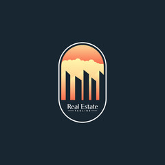 Real Estate Logo Template Vector