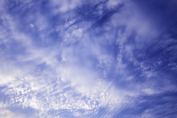 Blue Sky With White Clouds