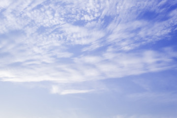 Blue Sky With White Clouds