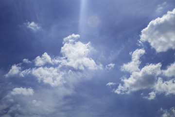 Blue Sky With White Clouds