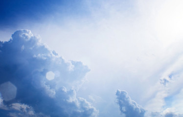 Blue Sky With White Clouds