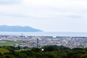 Obraz premium 伊勢湾 都市 風景 景色