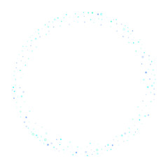 Blue, cyan, turquoise glitter stars confetti