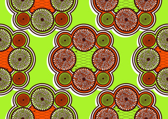 african fashion seamless pattern, vector illustration file. 