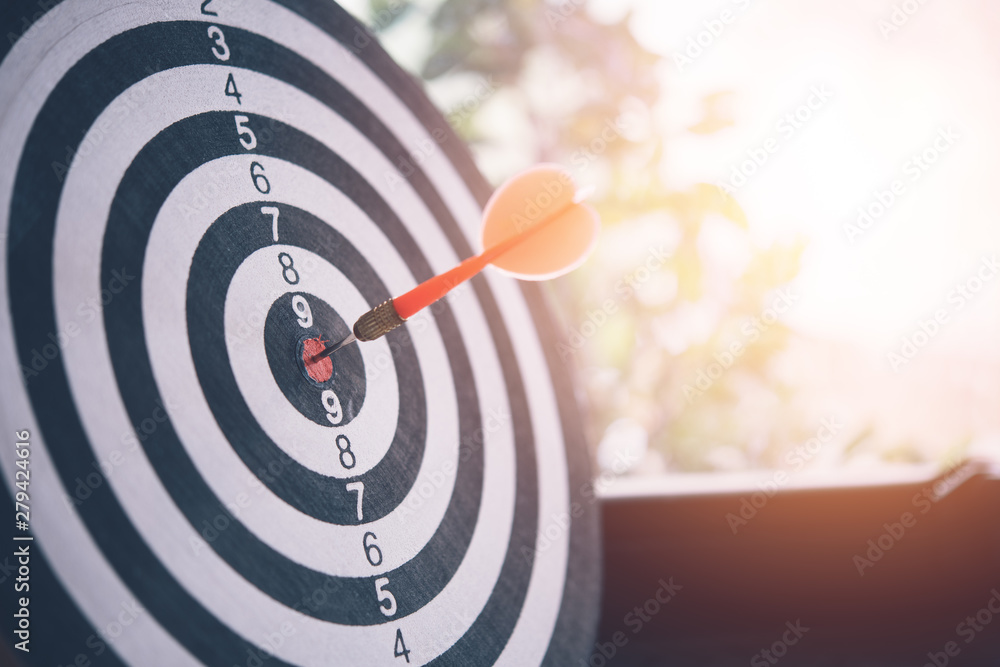 Aufkleber bullseye is a target of business. dart is an opportunity and dartboard is the target and goal. so bo