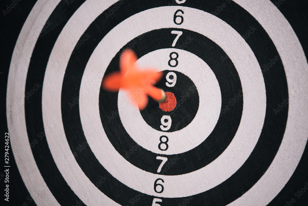 Aufkleber bullseye is a target of business. dart is an opportunity and dartboard is the target and goal. so bo
