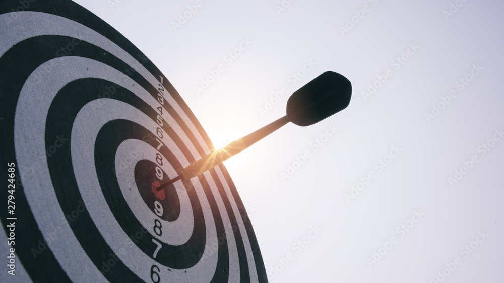 Aufkleber bullseye is a target of business. dart is an opportunity and dartboard is the target and goal. so bo