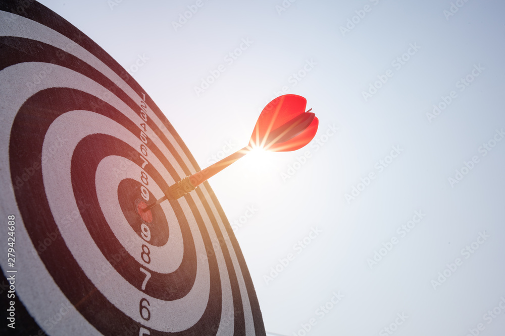 Aufkleber bullseye is a target of business. dart is an opportunity and dartboard is the target and goal. so bo