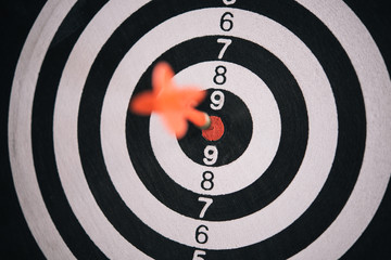 Bullseye is a target of business. Dart is an opportunity and Dartboard is the target and goal. So...