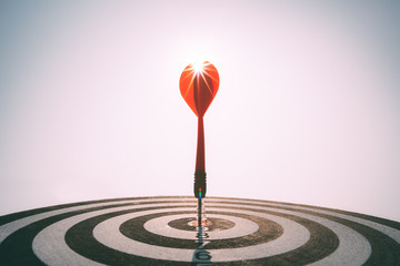 Bullseye is a target of business. Dart is an opportunity and Dartboard is the target and goal. So...