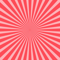 Red ray sunburst style background.