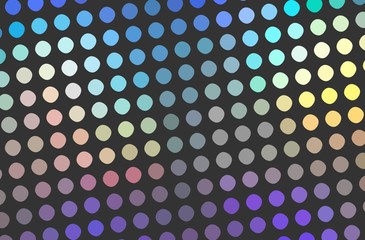 Hologram colors gradient dots mosaic wallpaper. Holyday party design.