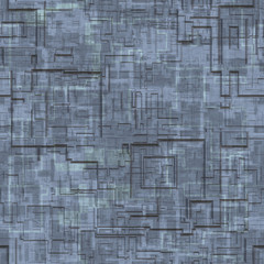 Spaceship hull texture or pattern. Seamless SciFi Panels. Futuristic illustration © max79im