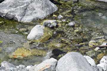 Water over Rocks