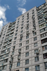 Residential area in Kiev at summer. Exterior. 