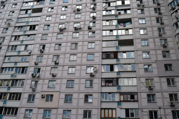 Residential area in Kiev at summer. Exterior. 