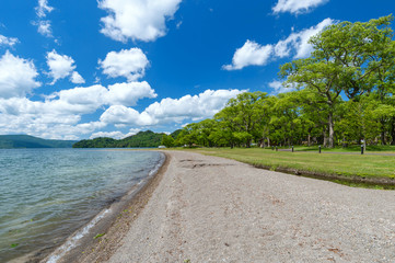 【青森県十和田湖】十和田湖畔休屋　御前ヶ浜
