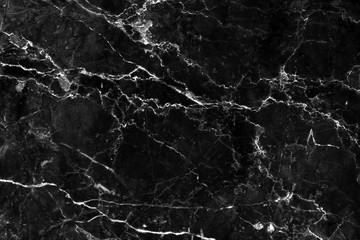 Obraz na płótnie Canvas Black marble, Abstract natural marble black and white pattern for background and design.