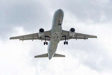 Airline Airplane arriving at destination Airport