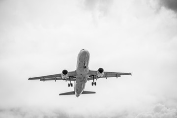 Airline Airplane arriving at destination Airport