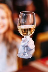 Sightseeing in Rome for travelers. Girl blogger in Italy on the streets.