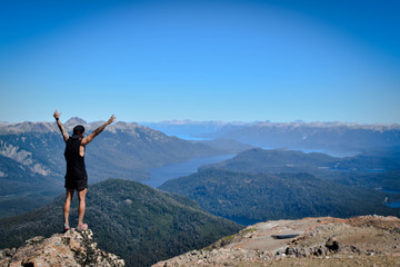 Fototapeta premium Filo del cerro patagonico