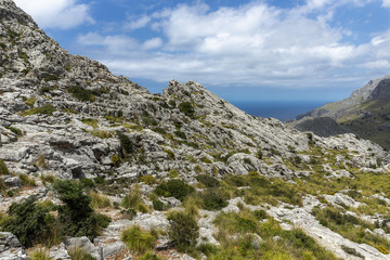 landscape of Sierra de Tramuntana, Mallorca, Spain