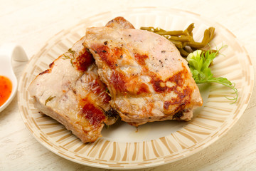 Roasted spare ribs