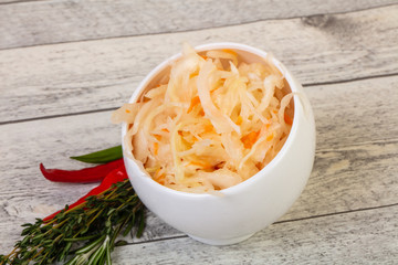 Pickled cabbage - sauerkraut