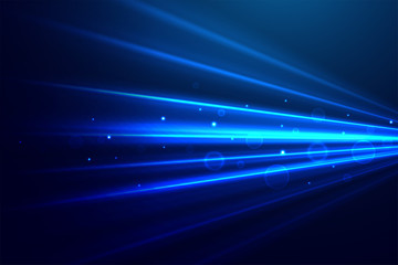 abstract blue technology rays background