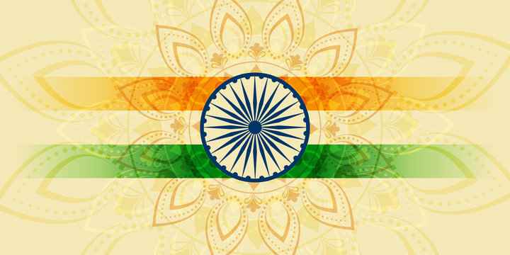 indian happy independence day holiday background