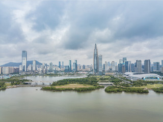 Fototapeta na wymiar Aerial photography of Shenzhen Talent Park, Guangdong Province, China