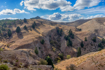 sierra de la Hidalga en el parque natural de la sierra de las Nieves, M&aacute;laga	