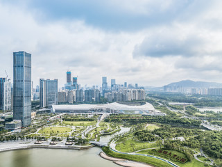 Fototapeta na wymiar Aerial photography of Shenzhen Talent Park, Guangdong Province, China