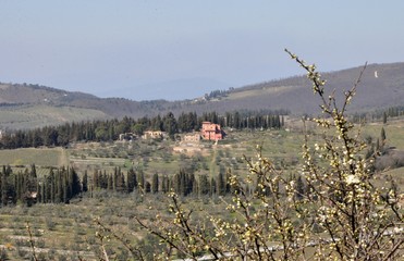 Reise in die Toskana in Italien