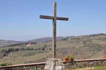 Reise in die Toskana in Italien