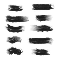 set of artistic hand drawn grunge background,texture,line,brush stroke.Vector collection or set of artistic black paint, ink or acrylic hand made creative brush stroke backgrounds.