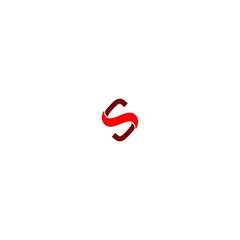 Red S Logo Design Vector