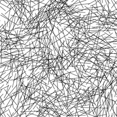 Obraz premium Chaotic Lines, Random Chaotic Lines, Scattered Lines, Random Chaotic Lines Asymmetrical Texture