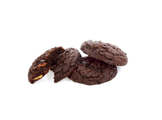 Cookies isolated on white background